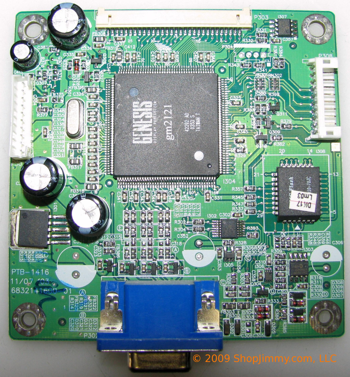 Dell 6832141600-01 Main Board for E172FPT