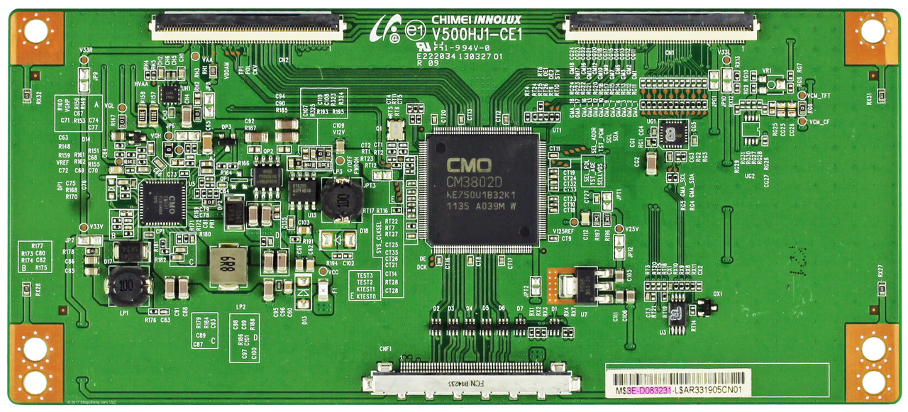 JVC 3E-D083231 (V500HJ1-CE1) T-Con Board for EM39T