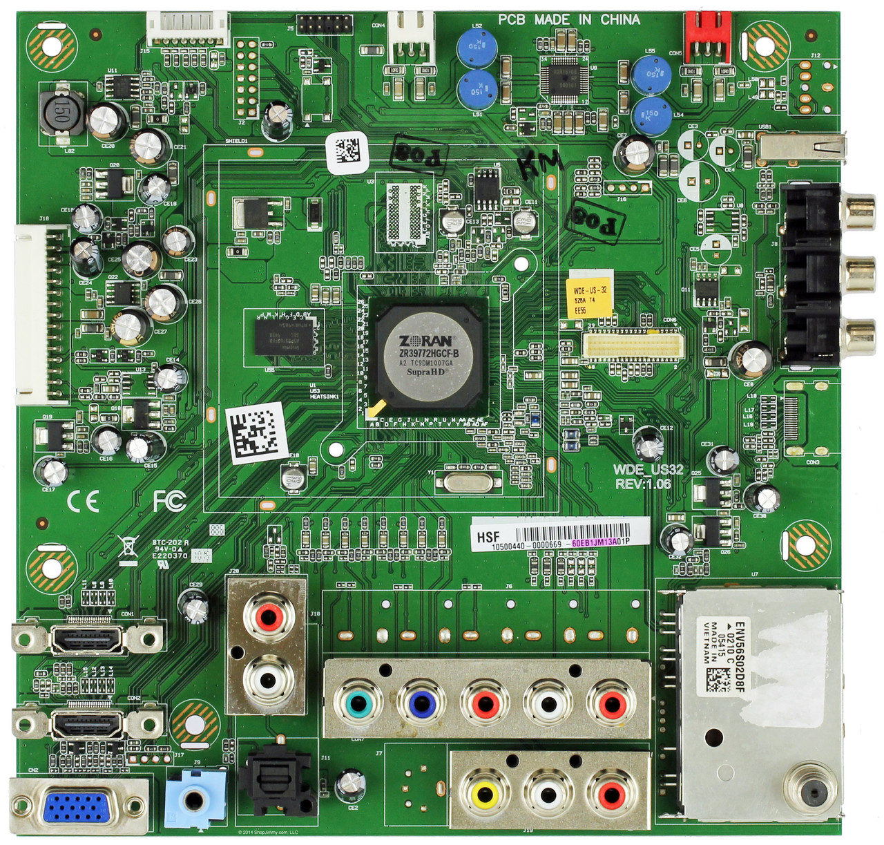 Westinghouse 60.EB1JM.13A Main Board for SK-32H640G TW-60501-C032G