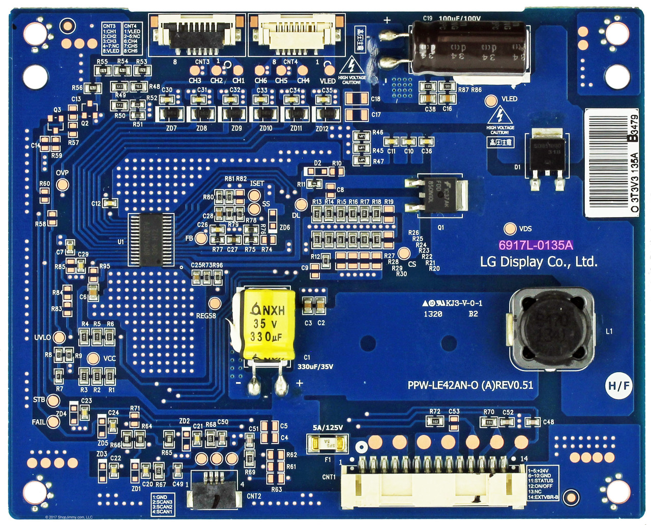 LG 6917L-0135A (PPW-LE42AN-O(A)) LED Driver for JVC SL42B-C