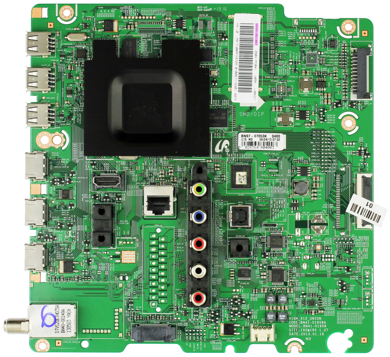 Samsung BN94-06186T Main Board for UN75F7100AFXZA (Version TH01)