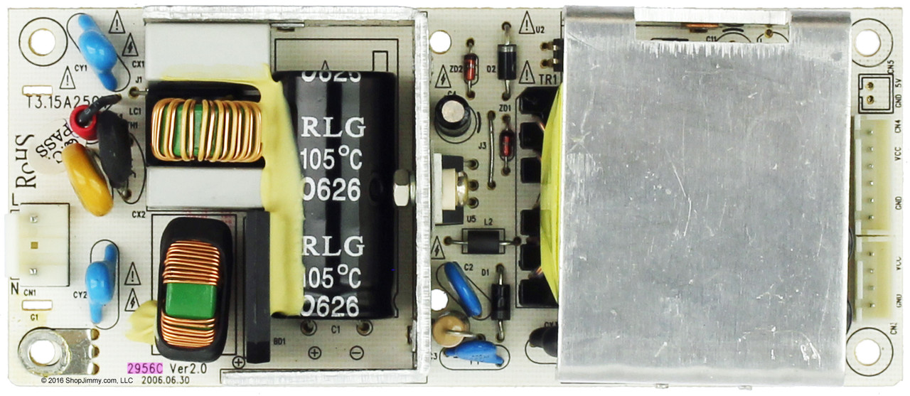 Polaroid 2956C (13.15A250V) Power Supply