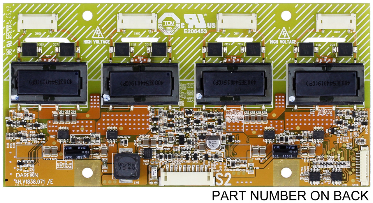 AUO 19.26006.028 (VA.8A183.071) Backlight Inverter S2