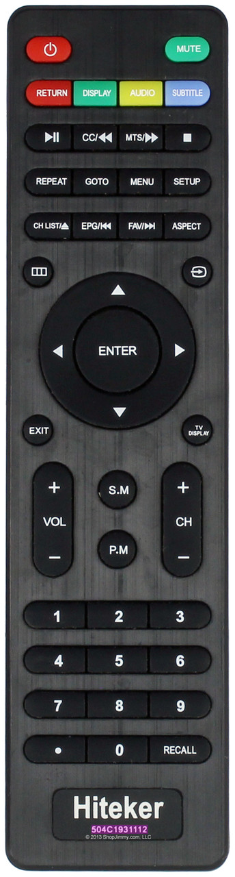Hiteker 504C1931112 Remote Control