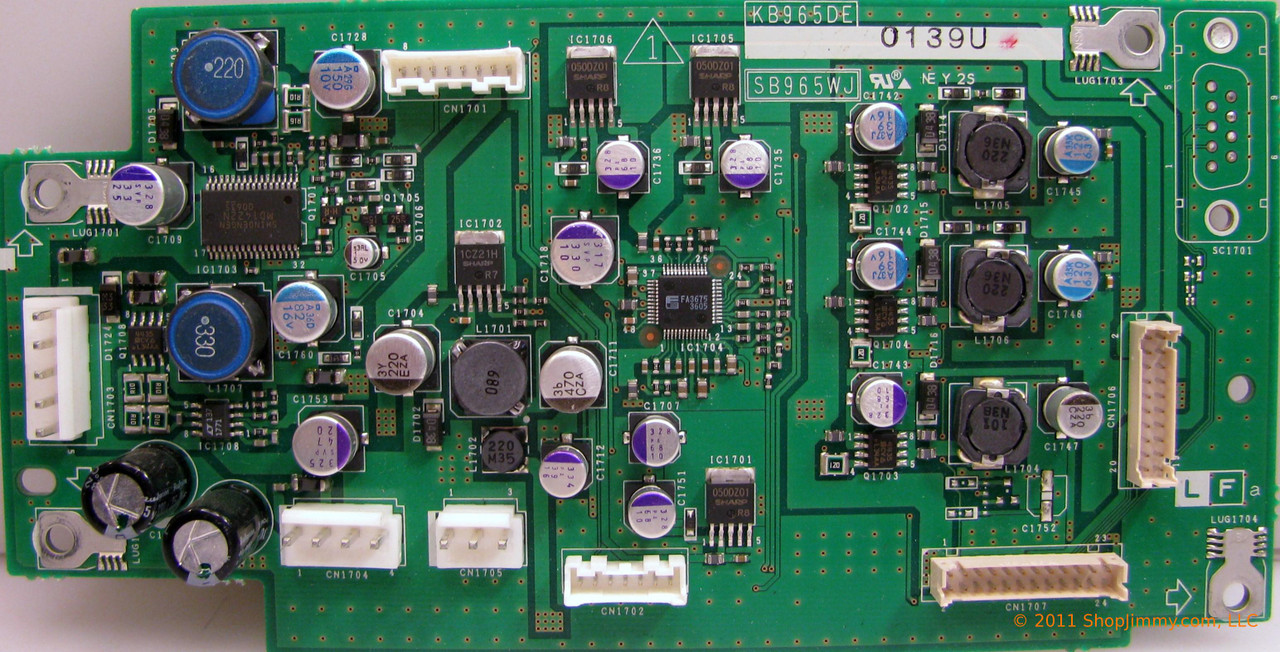 Sharp DUNTKB965DE01 (KB965DE, SB965WJ) DC Unit