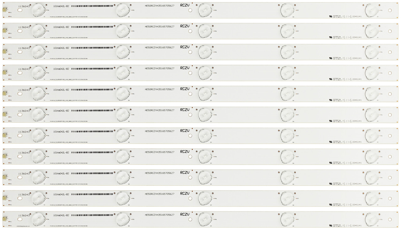 Hisense HD500DF-B53 LED Backlight Strips (11) 50H5GB 50H4C 50H5C NEW