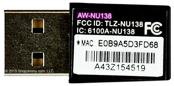 Philips UWLUSBAZW001 (AW-NU138) Wireless Lan Adaptor