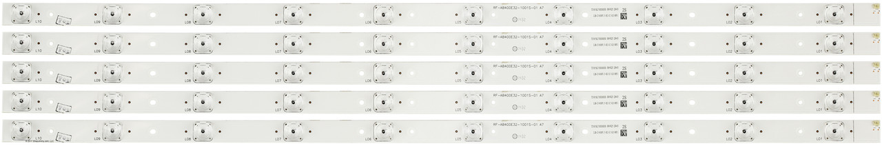 Hitachi RF-AB400E32-1001S-01 Replacement LED Backlight Strips (5) LE40S508