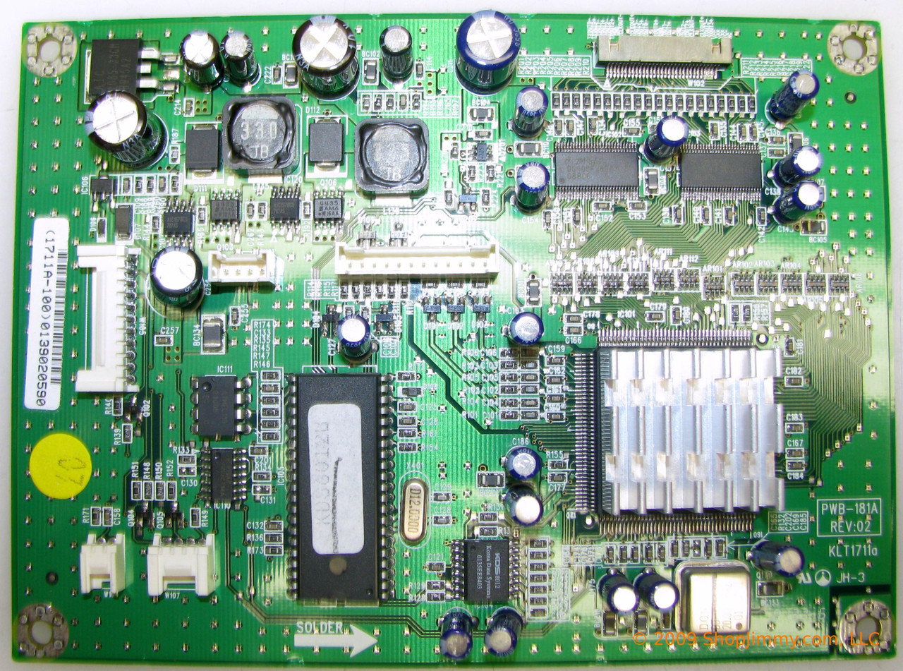 KLT1711A (PWB-181A) Main Board