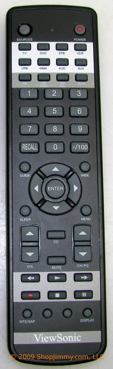 ViewSonic A-00008027 (UBRC-120) Remote Control