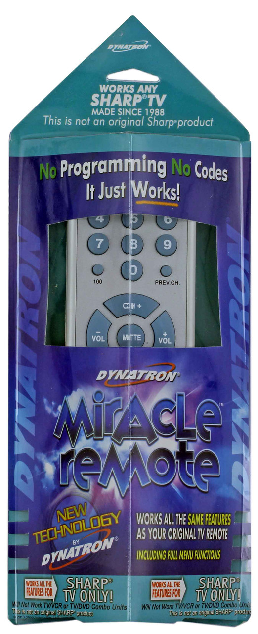Dynatron MR130 Miracle Remote - Sharp