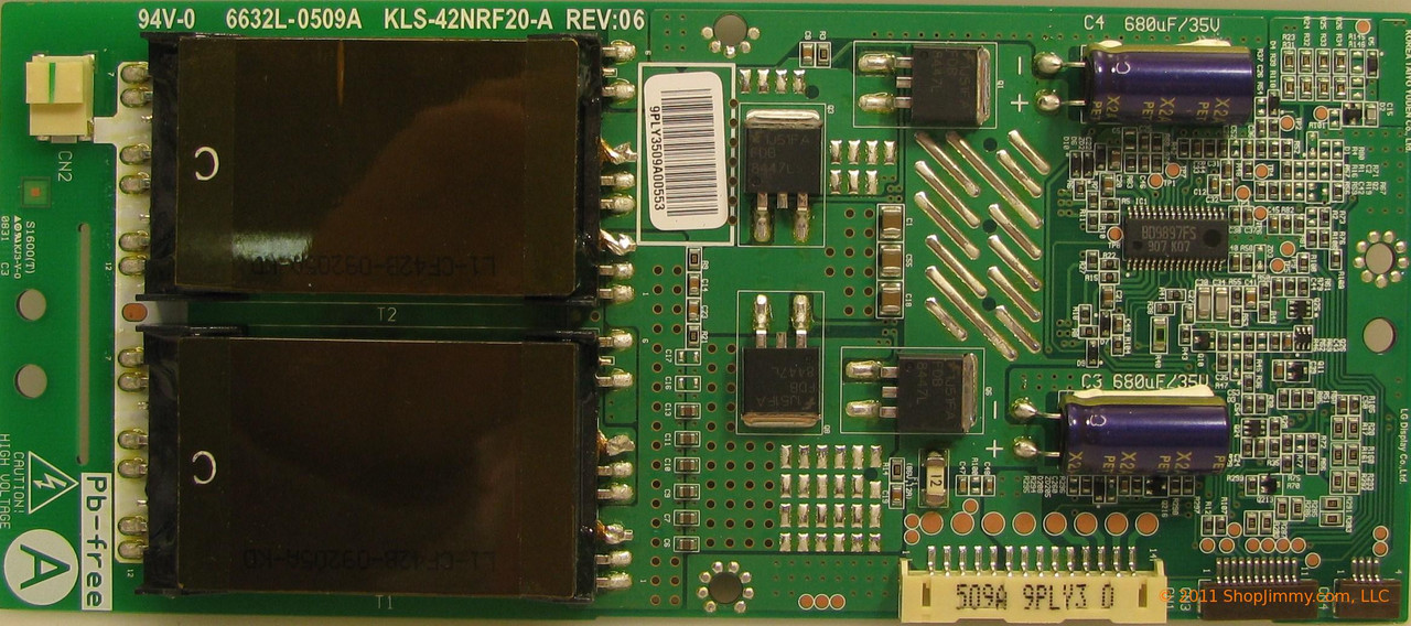 LG 6632L-0509A (KLS-42NRF20-A) Backlight Inverter Master