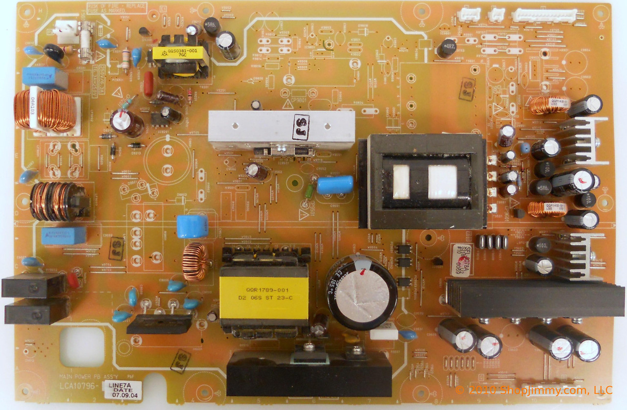 JVC SFL-9078A-U2 (LCA10796) Power Supply Board for LT-37DP8BJ