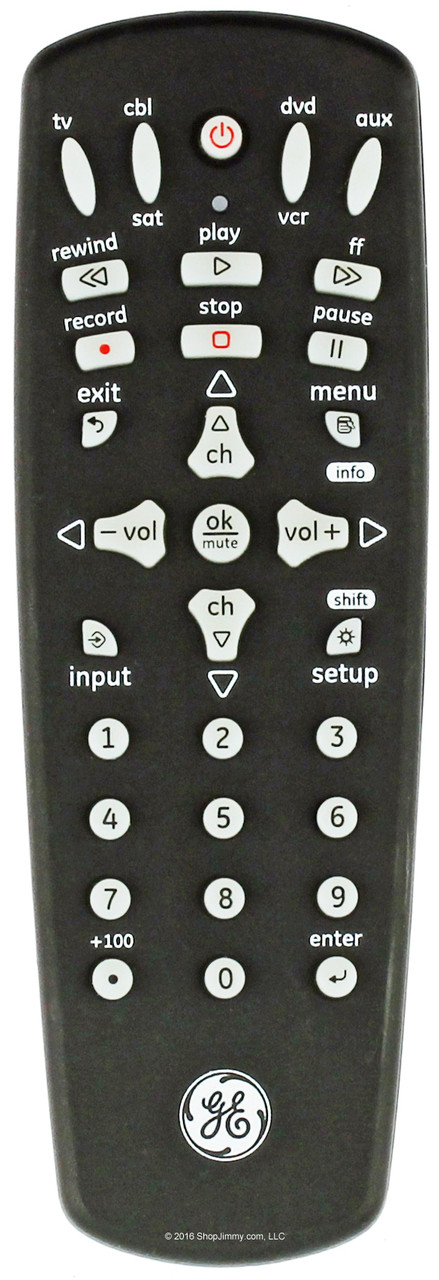 GE/RCA JAS24993B Remote Control