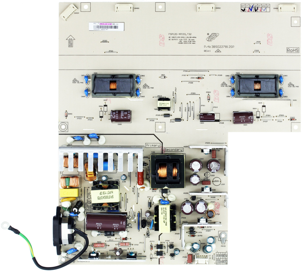 HannStar ADTV080GL302SP Power Supply / Backlight Inverter
