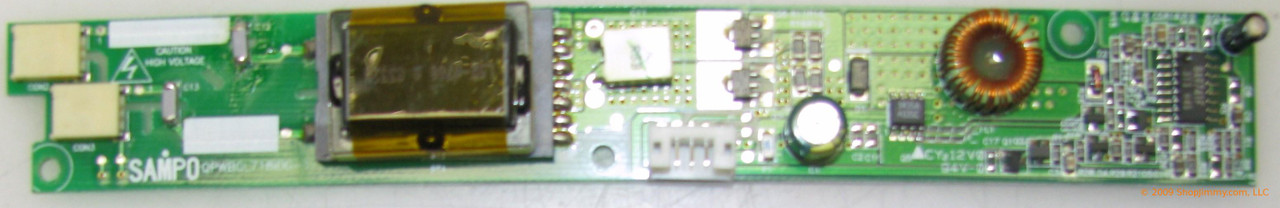 Sampo RUNTP5475T8 (QPWBGL718IDG-1-) Backlight Inverter