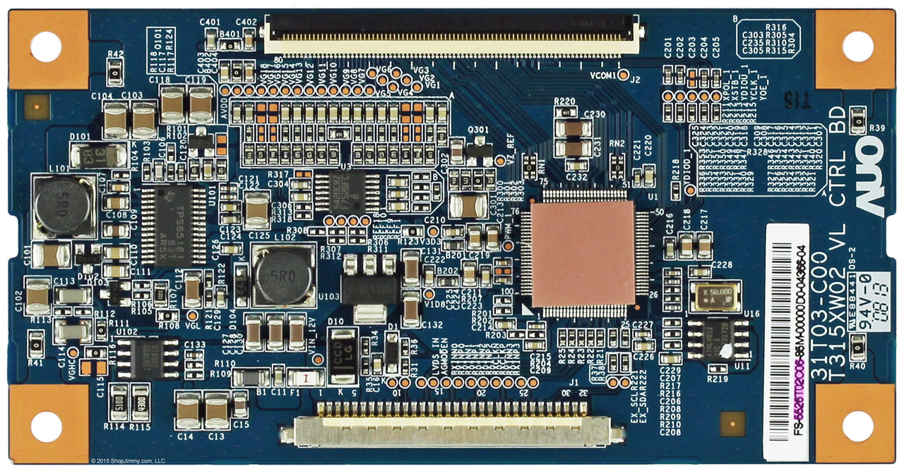 AUO 55.26T02.C06 (31T03-C00, T315XW02 VL CTRL BD) T-Con Board