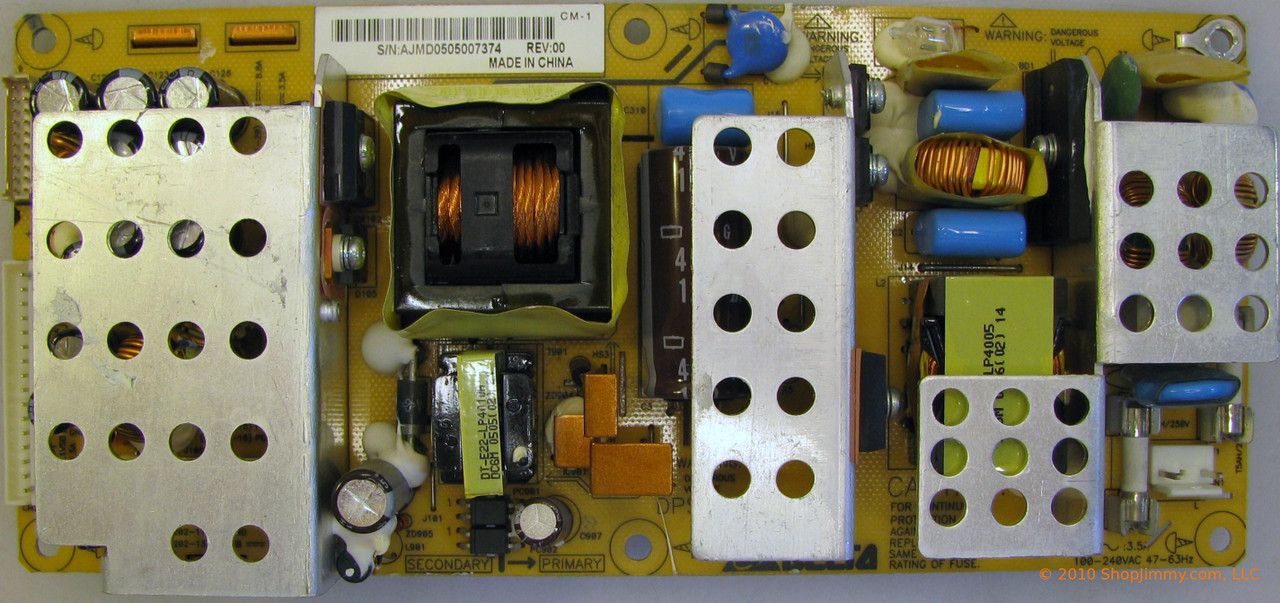 Sharp 0LTMD00400001 (2950147607) Power Supply for LD-26SH1U