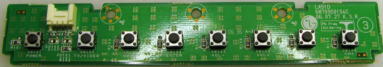 LG AGF31004701 (68709S0154C) Key Controller Board