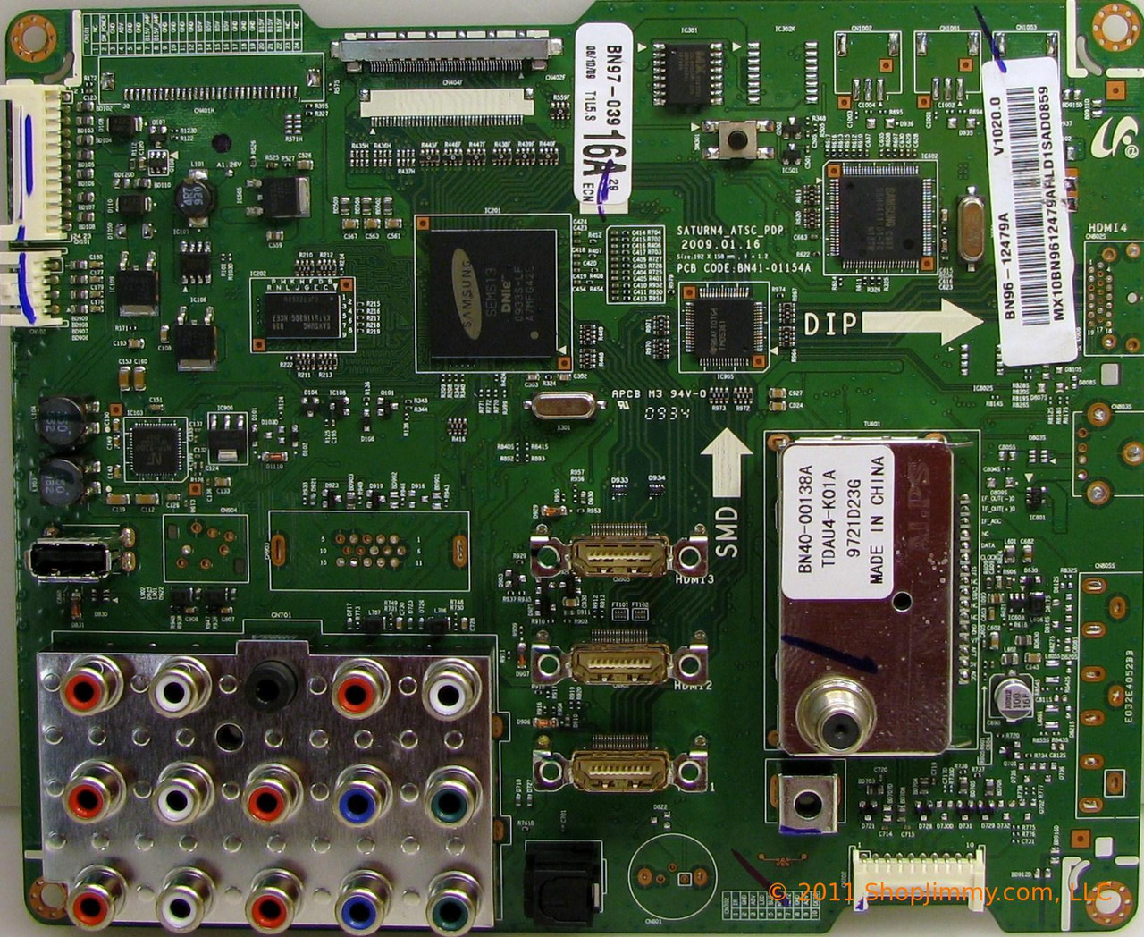 Samsung BN96-12479A (BN97-03916A) Main Board for PN50B530S2FXZA