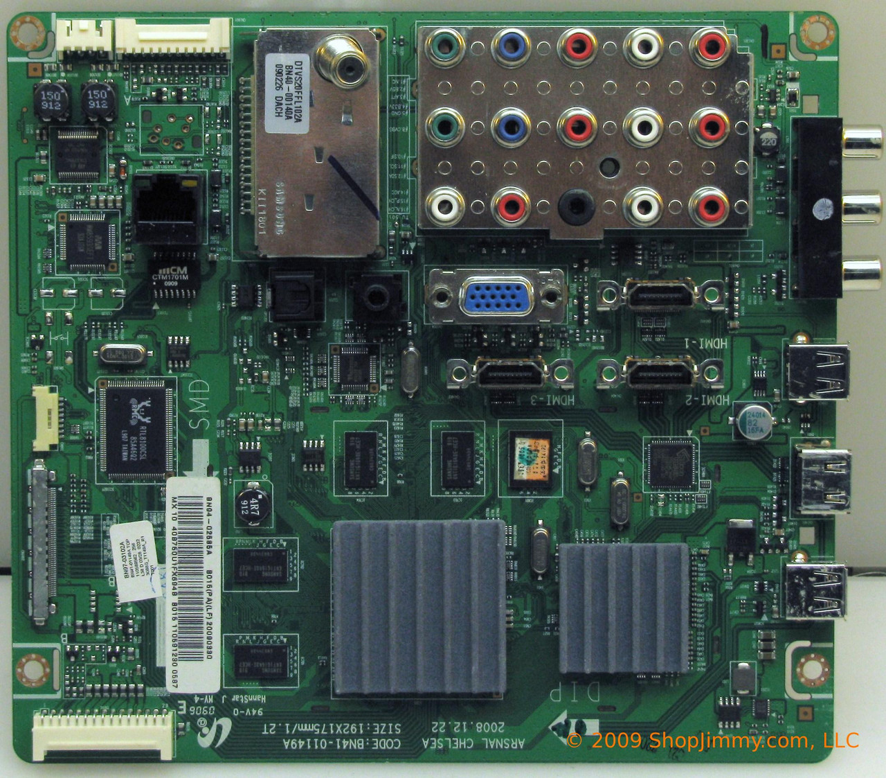 Samsung BN94-02585A Main Board for LN40B750U1FXZA