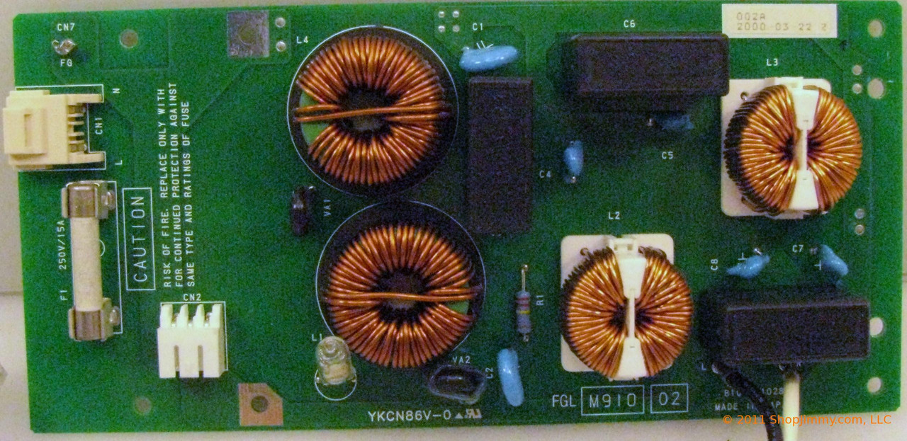 Fujitsu M9I002 (002A, 8109781028, M9I002) Power Filter Board