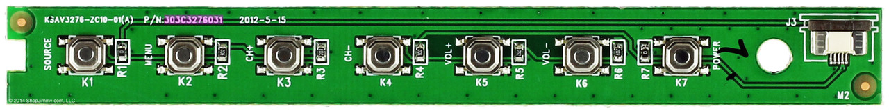 Westinghouse 303C3276031 Keyboard Controller
