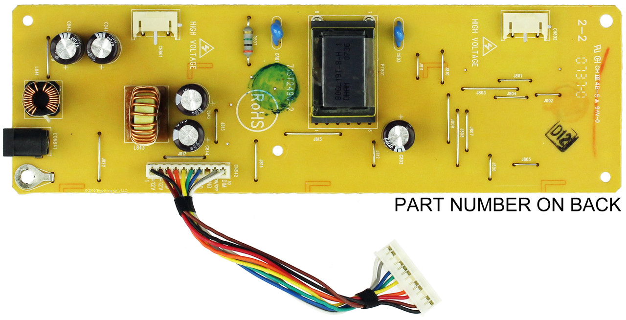 Insignia CBPF521CE3 (715T2490-2) Backlight Inverter