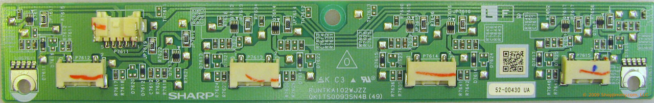 Sharp RUNTKA102WJZZ (QKITS0093SN4B (49)) Inverter Board
