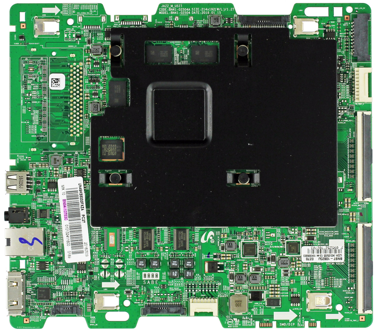 Samsung BN94-10753C Main Board for UN49KS8000FXZA (Version FA01)