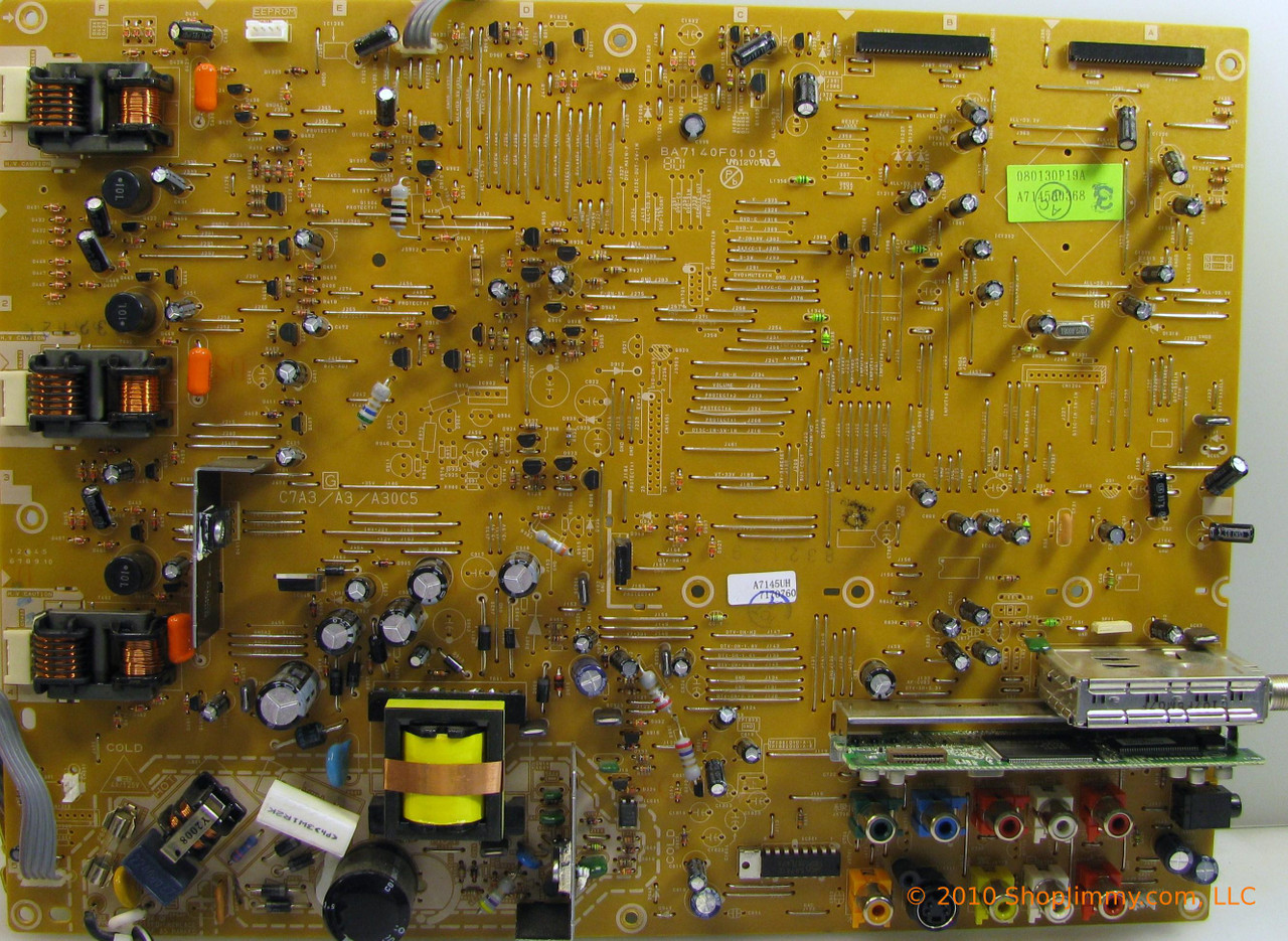 Sharp 9HS1ESA14397 (BA7140F01013) Main Board / Power Supply for LC-20SH7U