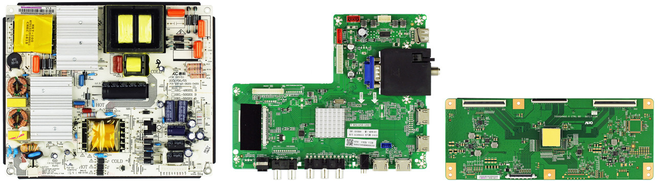 Sceptre U55 (Version A1IV58AA) Complete LED TV Repair Parts Kit