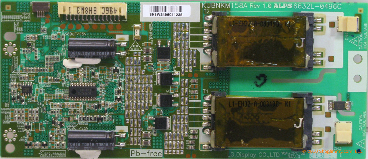 LG 6632L-0496C (KUBNKM158A) Backlight Inverter