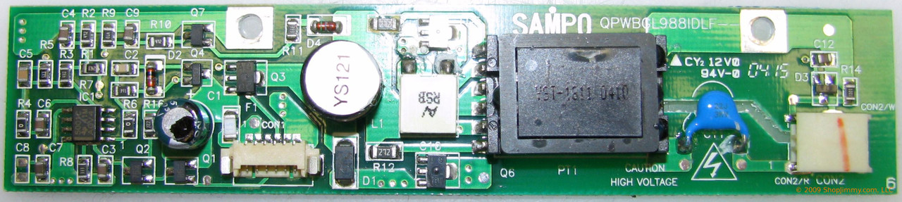 Proview QPWBGL988IDLF (849-10S-0001E) Backlight Inverter