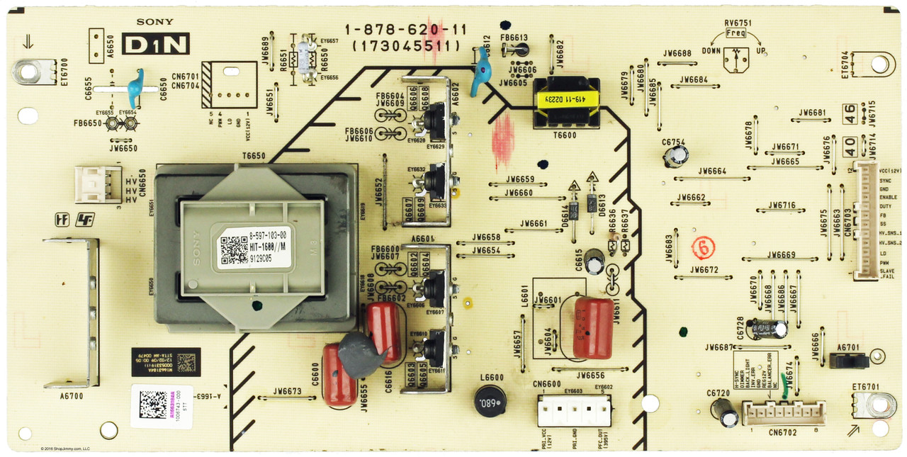 Sony A-1663-184-A D1N Board