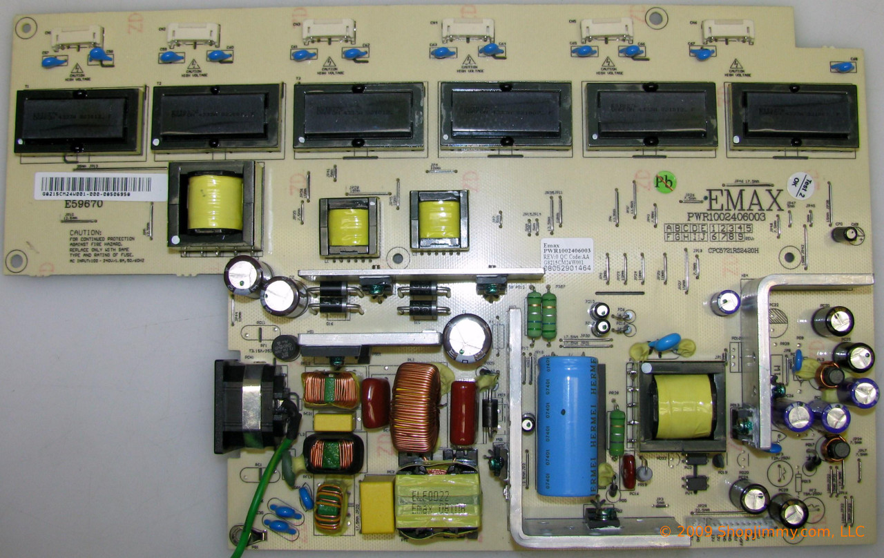 EMAX PWR1002406003 (E59670) Power Supply / Backlight Inverter