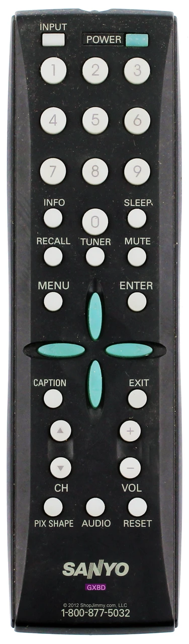 Sanyo GXBD Remote Control for DP26746 (P26746-00)