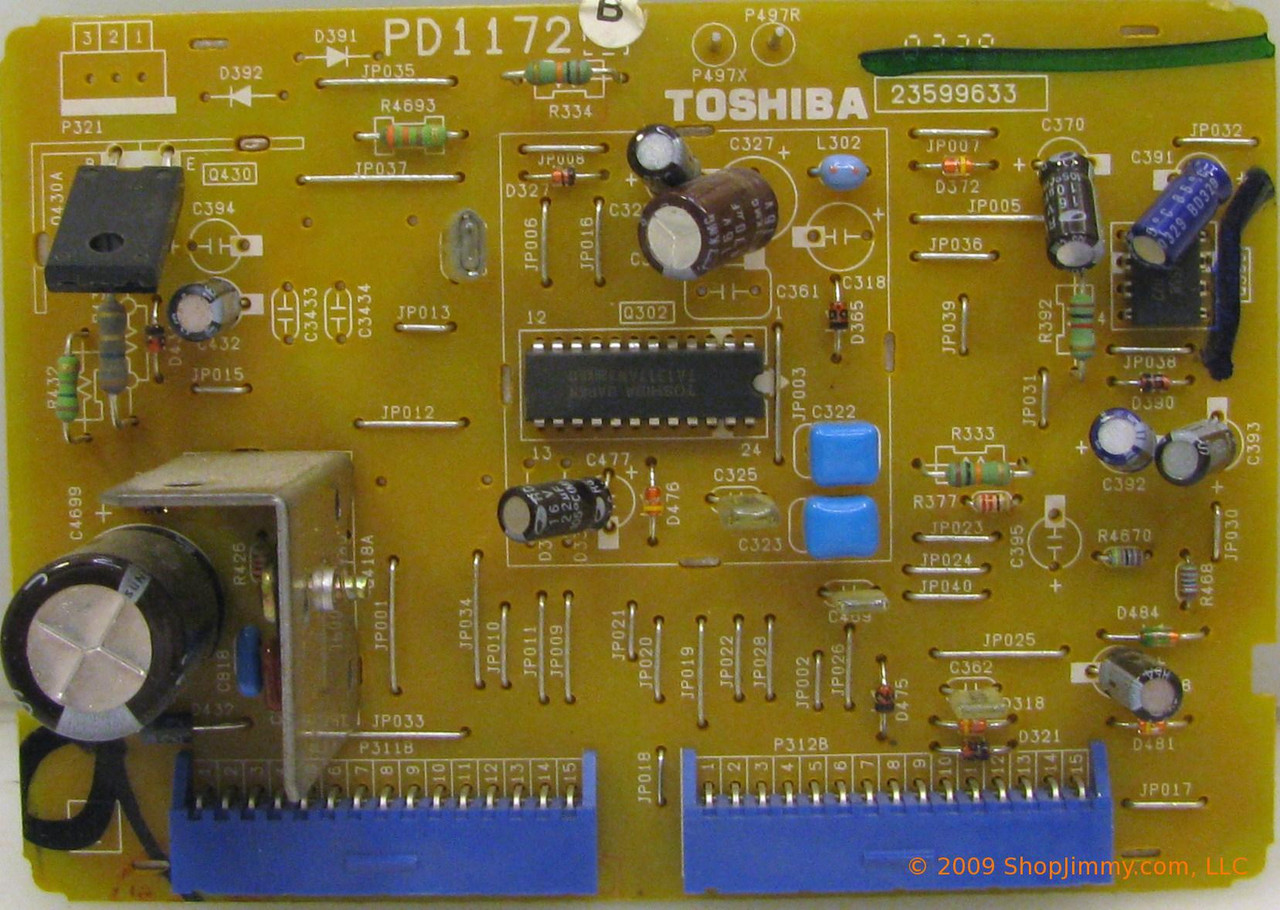 Toshiba 23788582 (PD1172B, 23599633) Vert Board Assembly