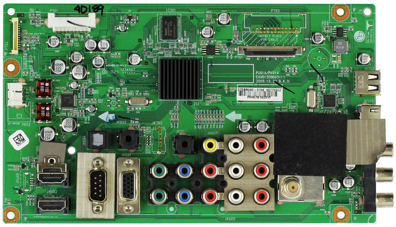 LG EBR65775502 (EAX61358603) Main Board for 50PK540-UE.AUSALHR