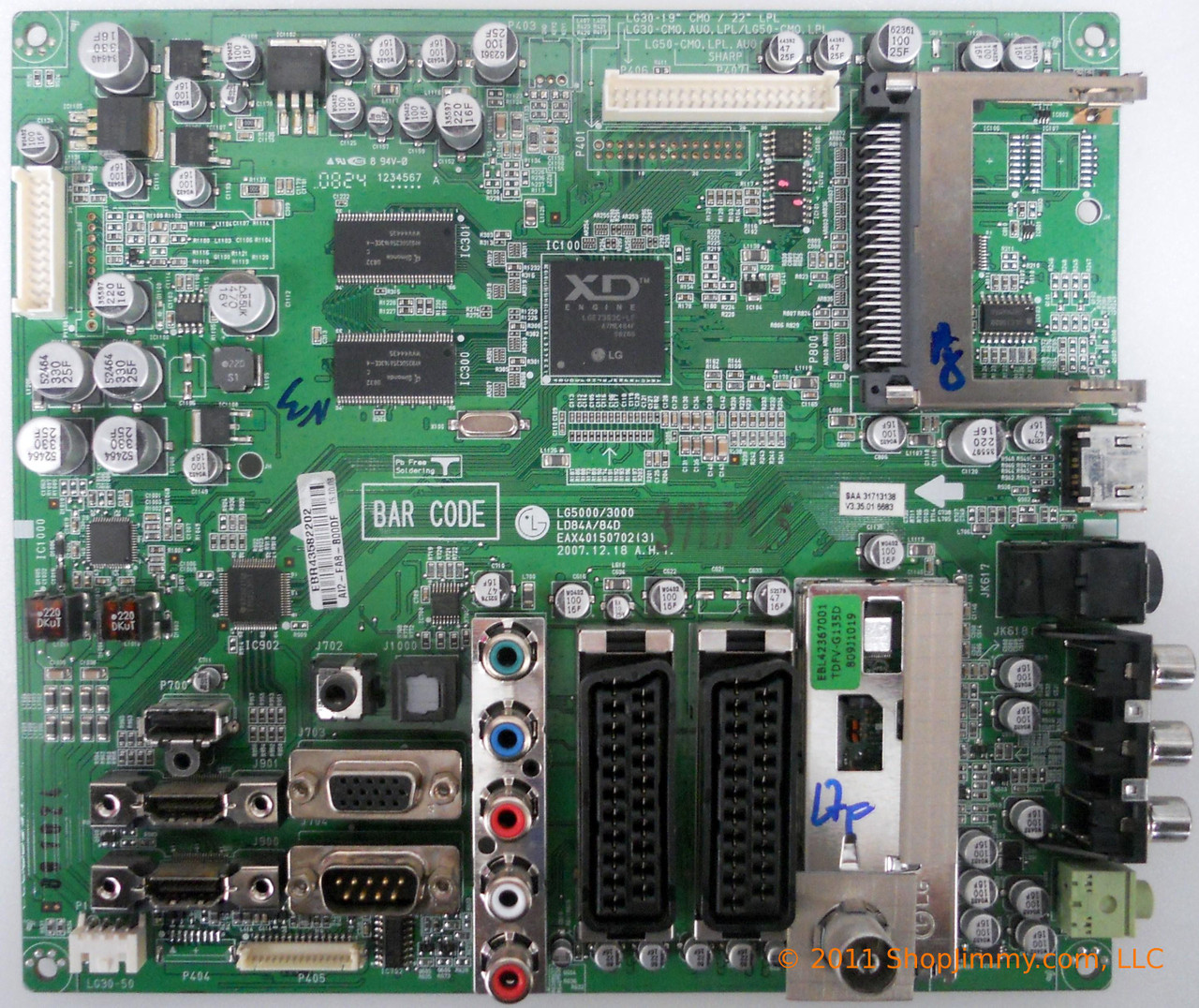 LG EBR43582202 Main Board for 37LG5000-ZA.BEKQLJG