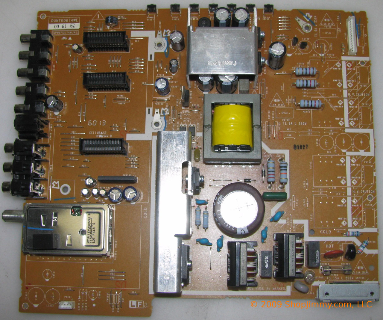 Sharp DUNTKD674FM03 (DUNTKD674WE) Sub for LC-20D30U