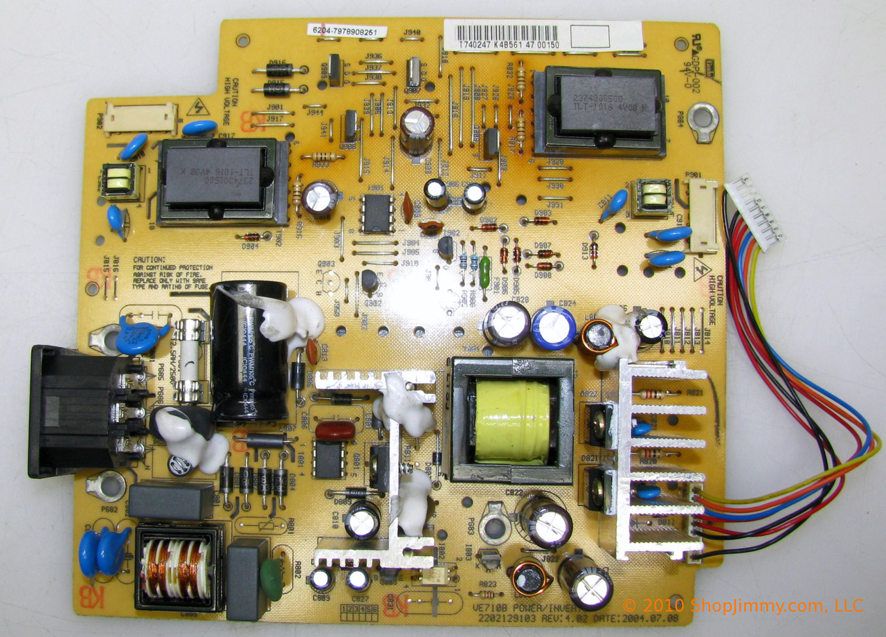ViewSonic B-PS-0204-0071 Power Supply / Backlight Inverter