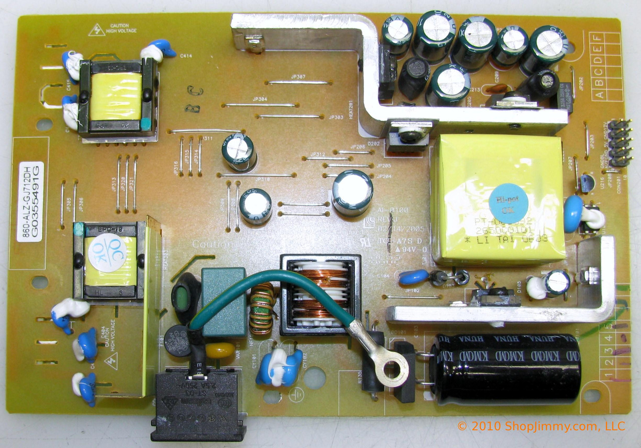 Gateway 860-ALZ-GJ712DH Power Supply / Backlight Inverter