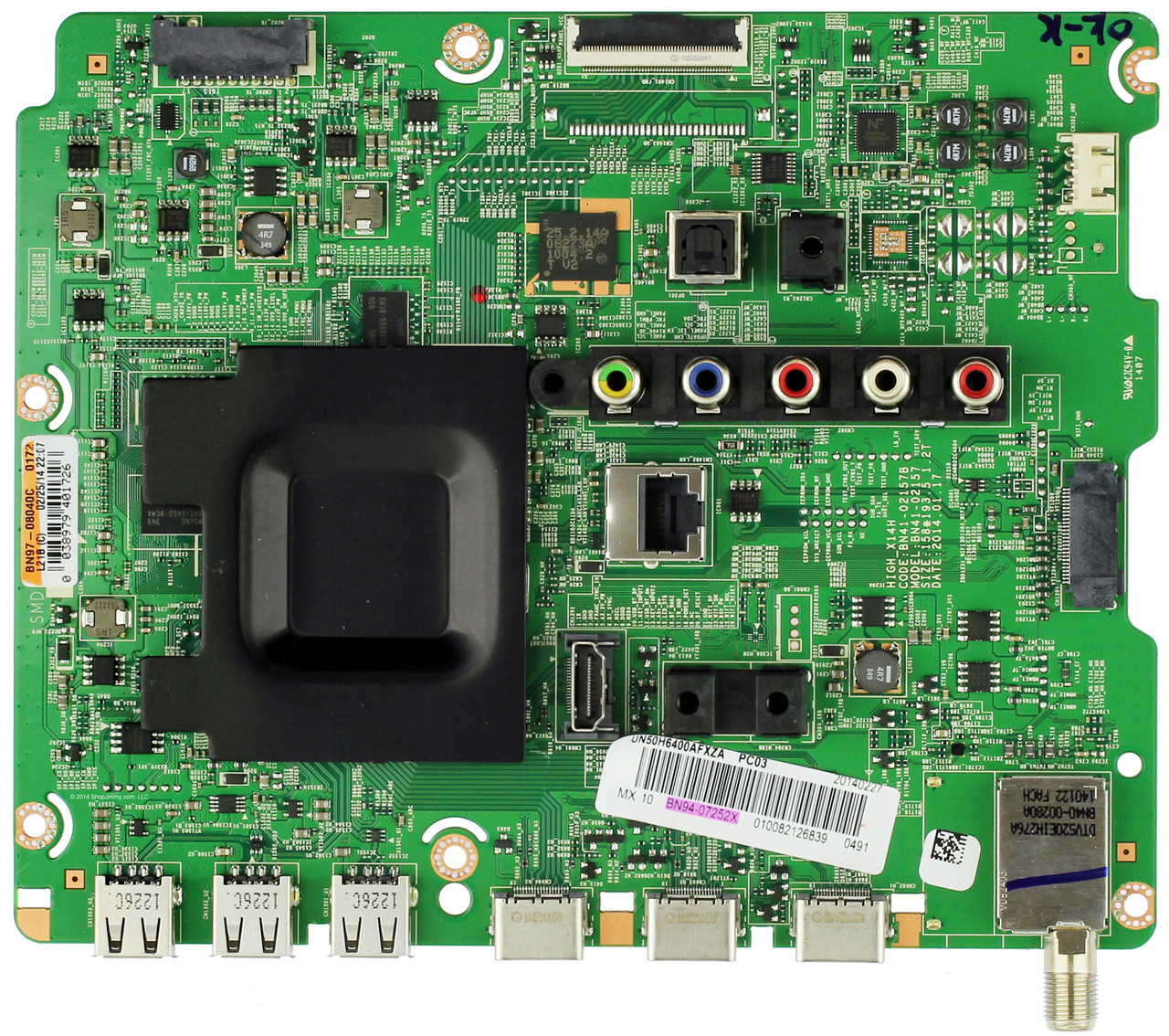 Samsung BN94-07252X Main Board for UN50H6400AFXZA