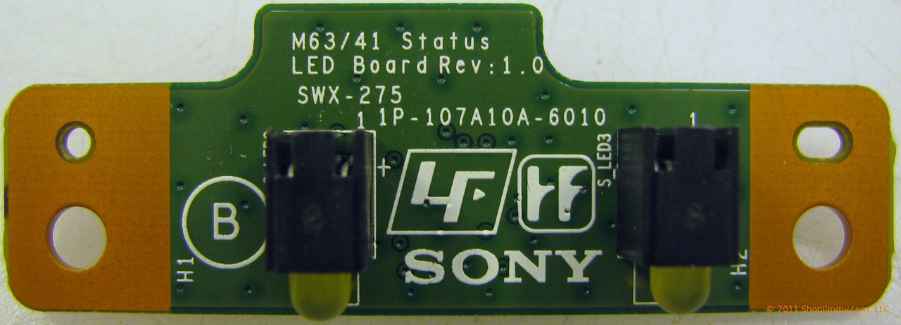 Sony 1P-107A10A-6010 (SWX-275, M63/41) Status Led Board