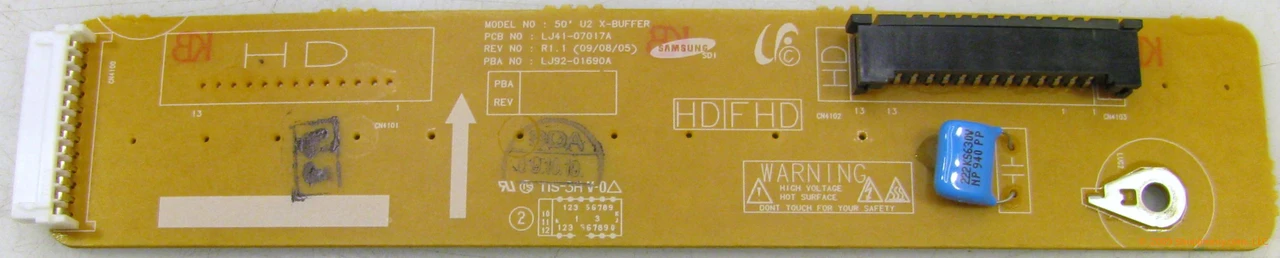 Samsung LJ92-01690A X-Buffer Board