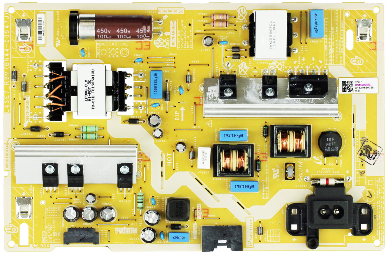 Samsung BN44-00947J Power Supply / LED Board