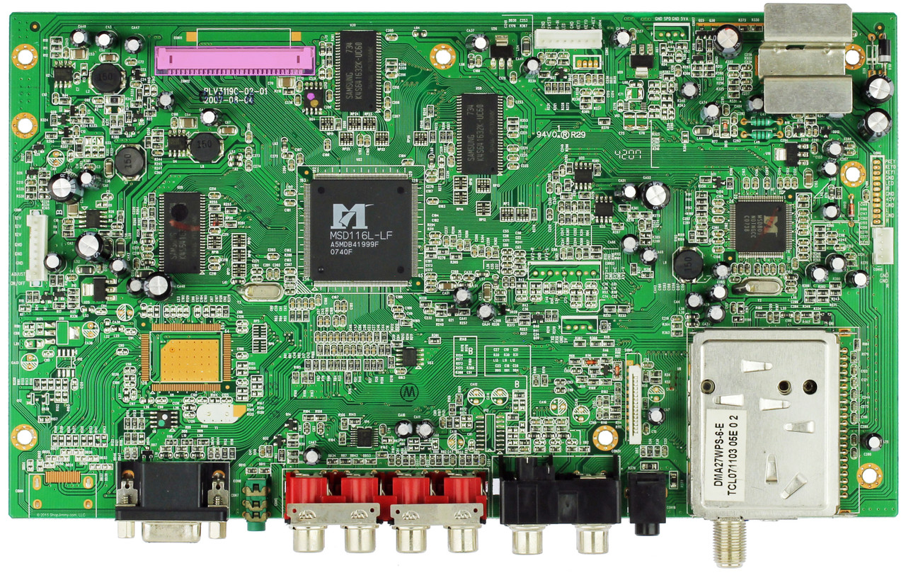 Audiovox PLV3119C-02-01-19 Main Board for FPE1907DV