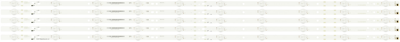 Vizio IC-C-VZAA48D706 LED Backlight Strips (5) E48U-D0 NEW
