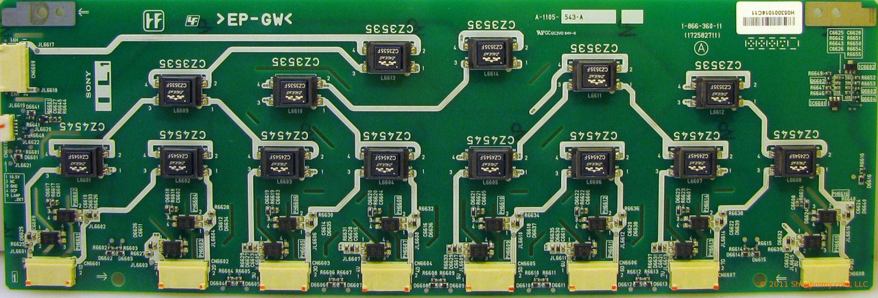 Sony 1-866-360-11 Backlight Inverter